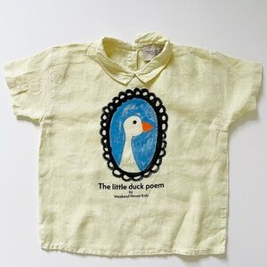 Weekend House Kids Heirloom kids linen shirt